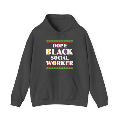 Dope Black Social Worker African American Job Proud Hoodie For Men Women Hoodie