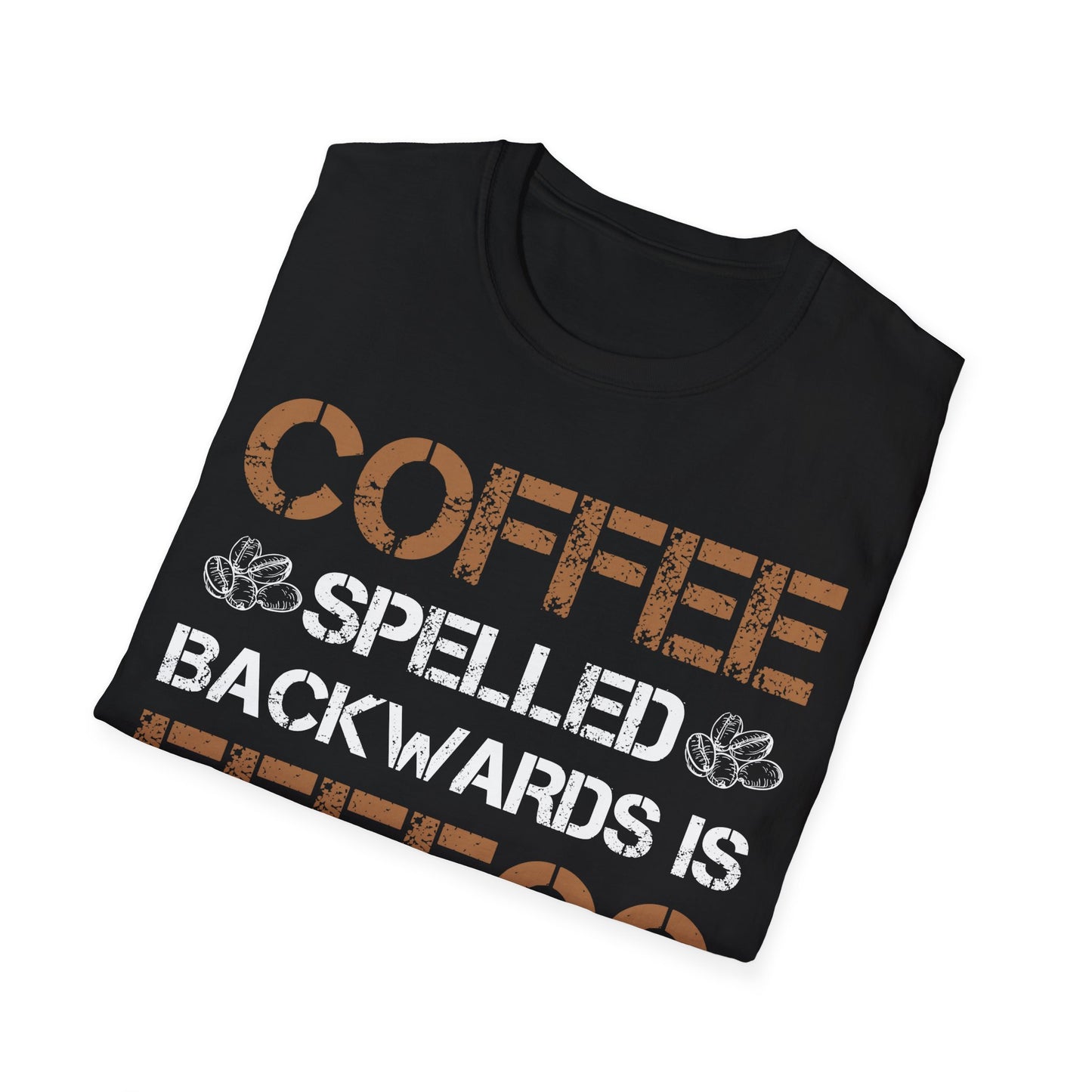 Funny Coffee Spelled Backwards Eeffoc Eeffoc Coffee Lovers Tee T-Shirt Men Women