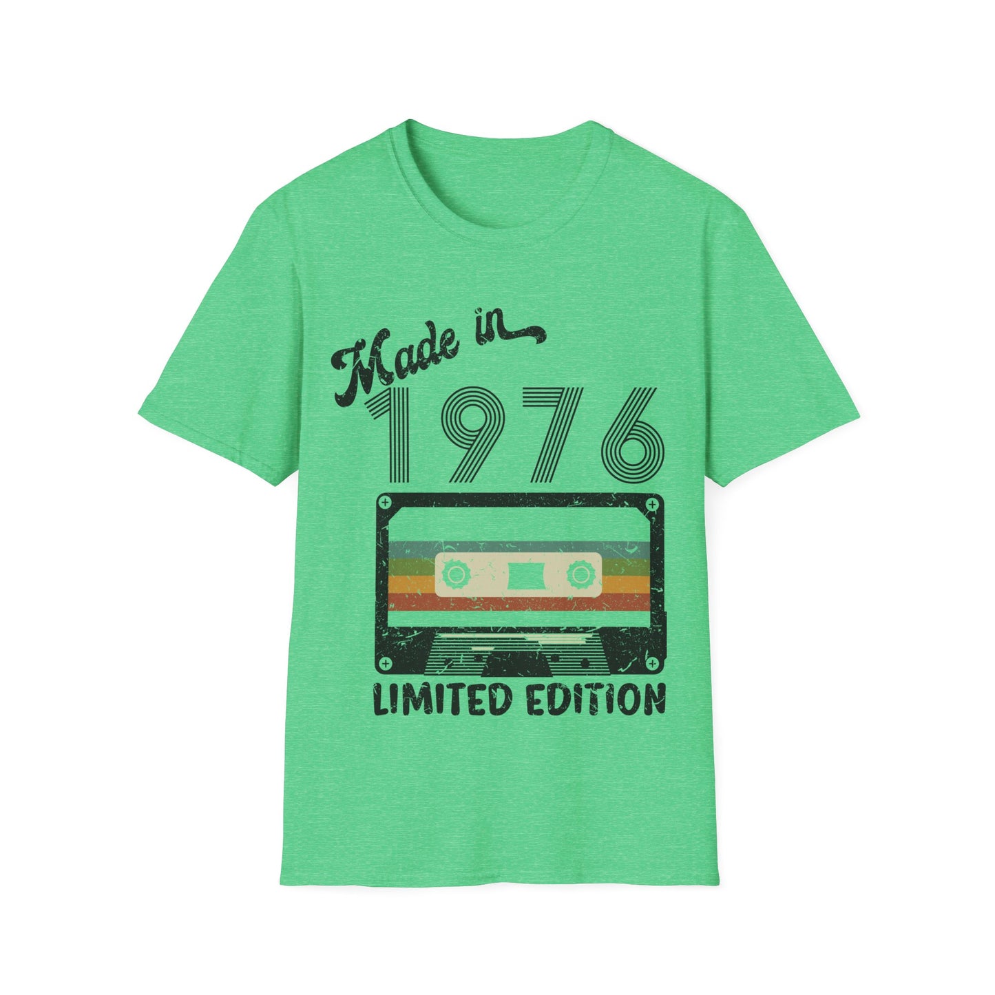 Made In 1976 Limited Edition Funny Cassette Tape Vintage T-Shirt For Men Women