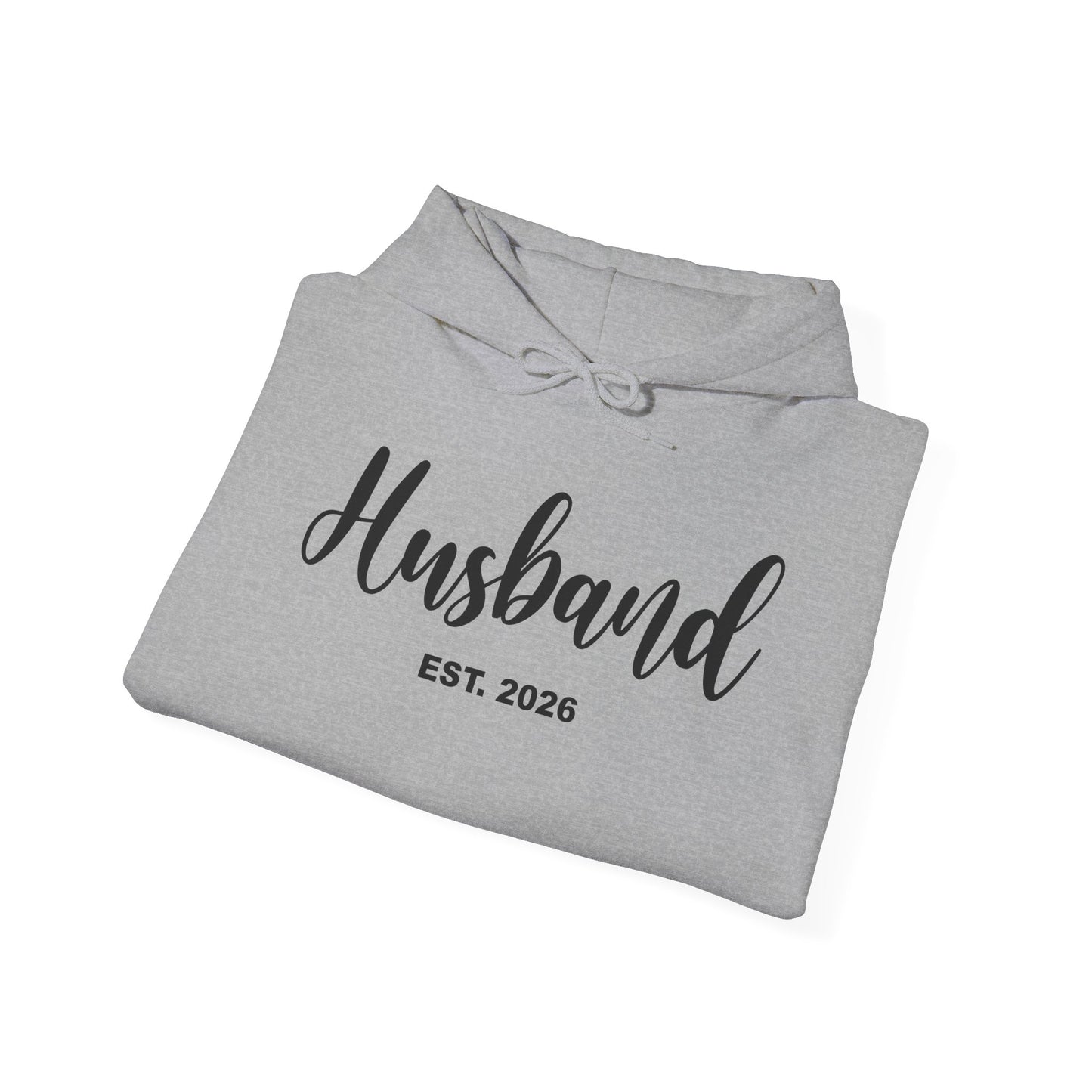 Husband Est 2026 Married Hubby Wife Honeymoon Couple Wedding Hoodie