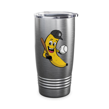 Funny Banana Playing Baseball Fruit Lover Baseball Player Tumbler For Men Women Tumbler