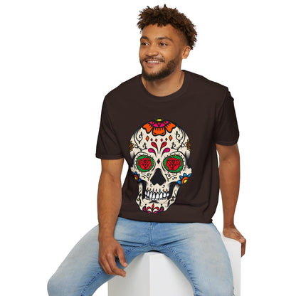 Sugar Skull Dia De Los Muertos Costume Halloween Day Of Dead T-Shirt