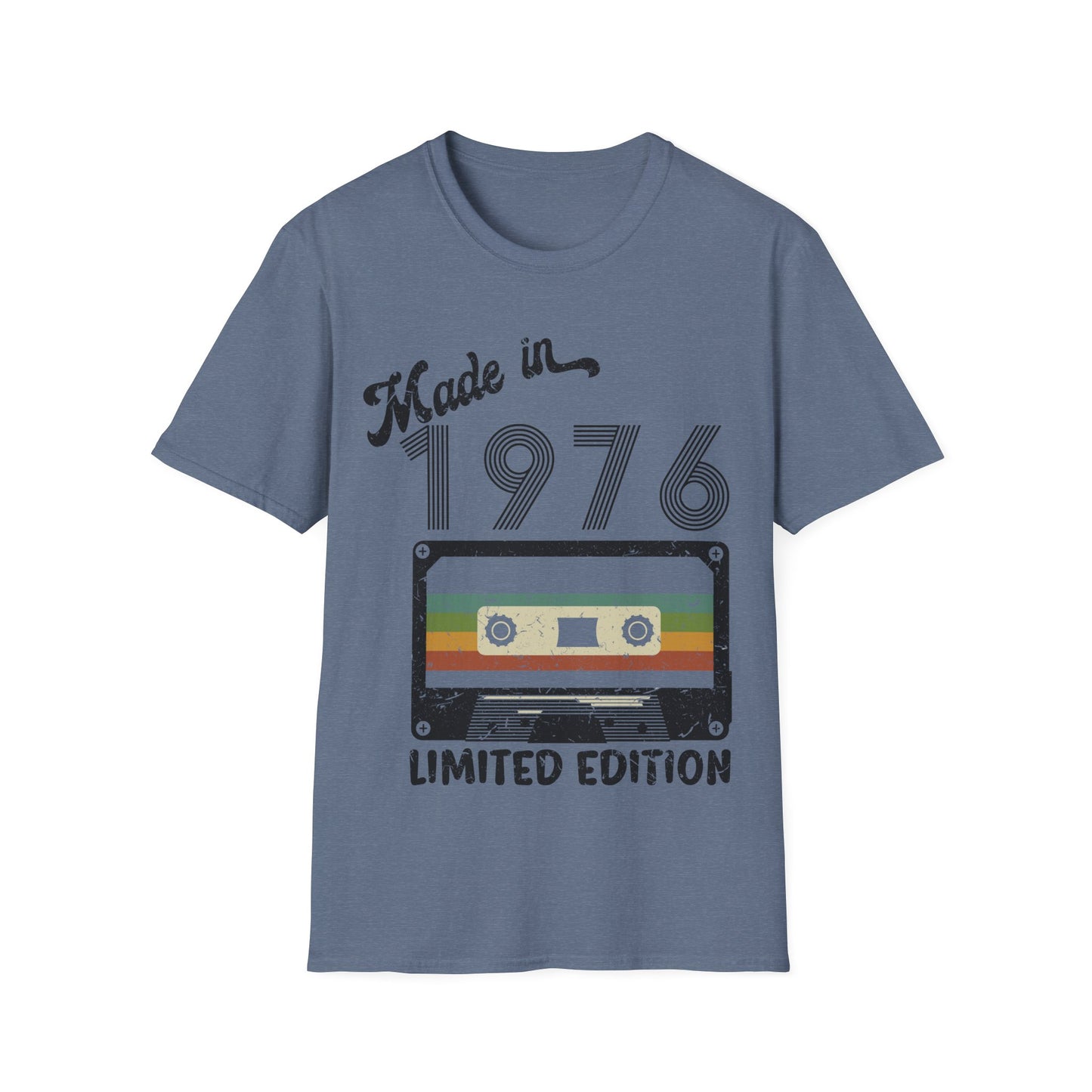 Made In 1976 Limited Edition Funny Cassette Tape Vintage T-Shirt For Men Women