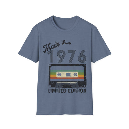 Made In 1976 Limited Edition Funny Cassette Tape Vintage T-Shirt For Men Women