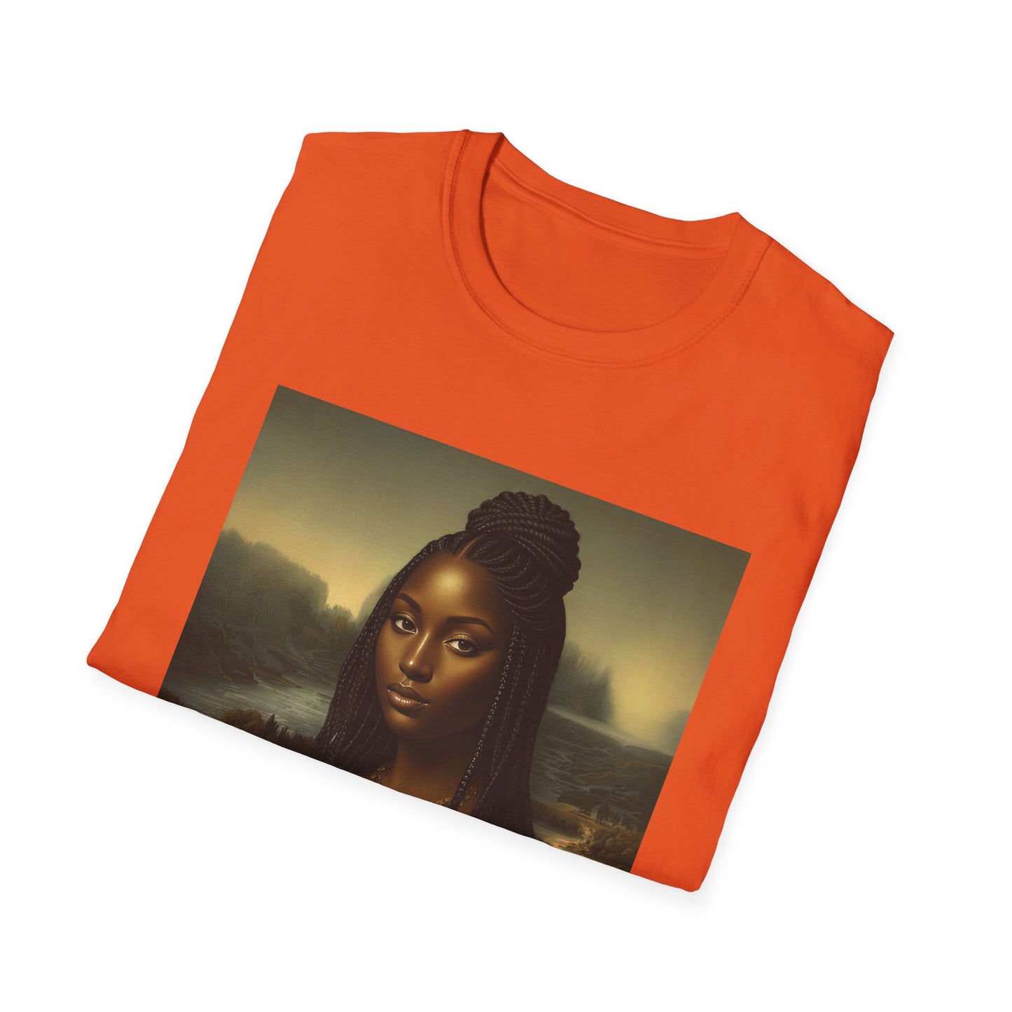 Black Mona Lisa African American Black History Month Funny T-Shirt
