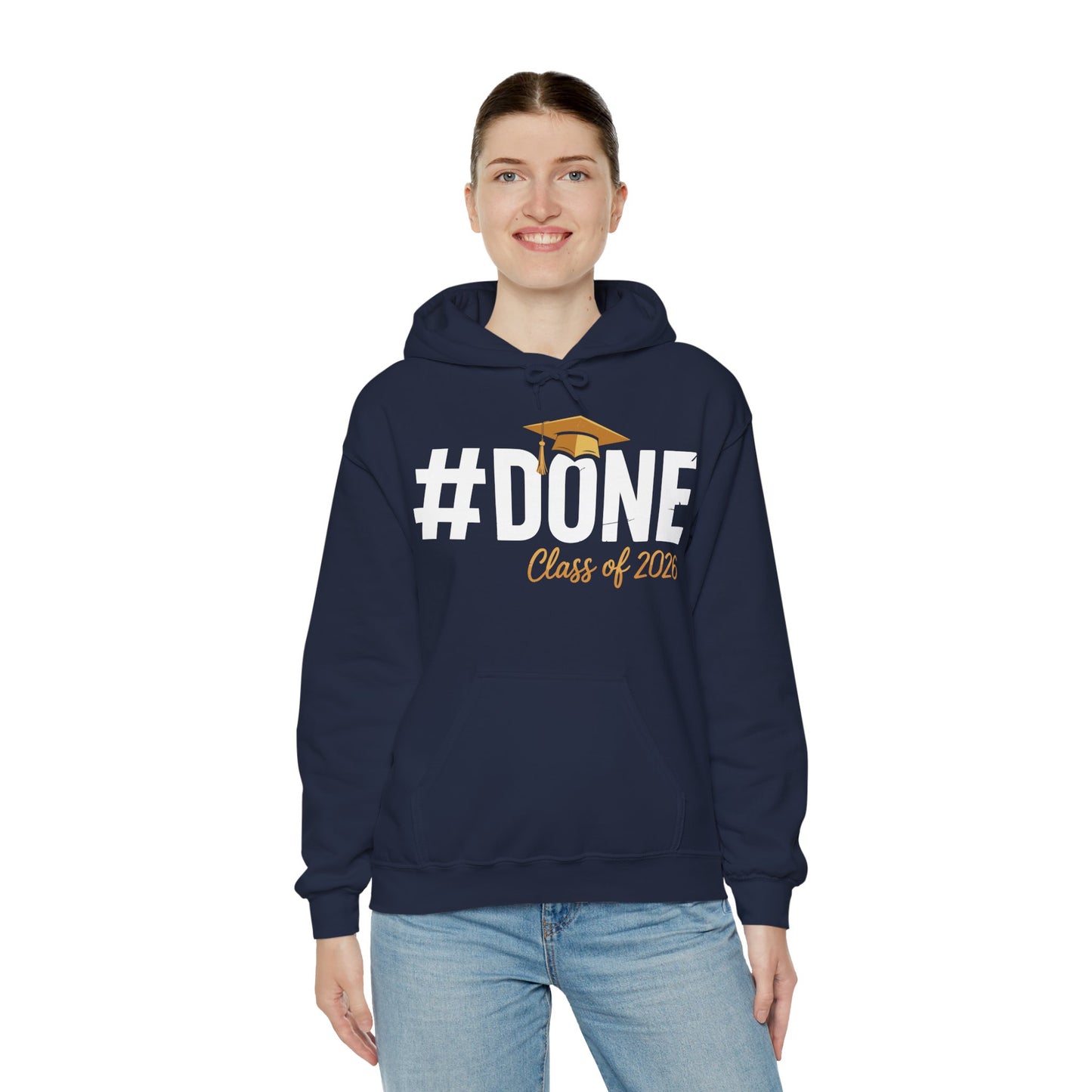 #Done Class of 2026 Graduation So Done Senior 2026 Grad Hoodie For Men Women