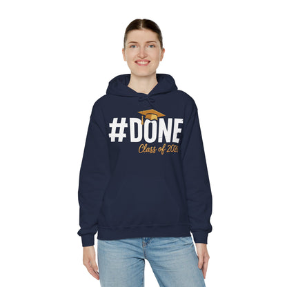 #Done Class of 2026 Graduation So Done Senior 2026 Grad Hoodie For Men Women