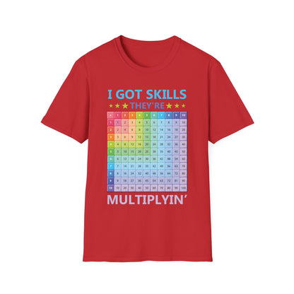 I Got Skills They are Multiplying Multiplication Chart Cool Math Teachers
