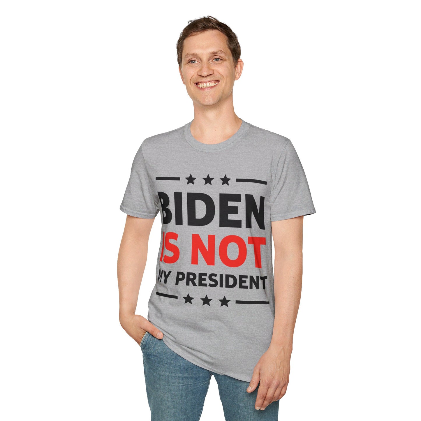 Anti Biden Is Not My President Election Trump POTUS T-Shirt Men Women