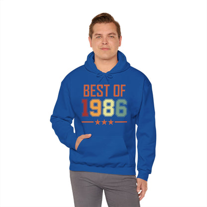Funny Vintage Best of 1986 40 Year Old Gift 40th Birthday Hoodie For Men Women Hoodie