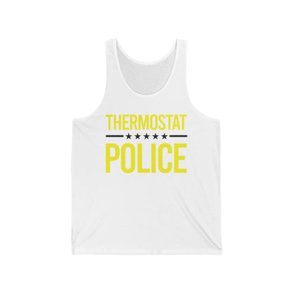 Mens Thermostat Police For A Police Fathers Day Dad Papa Tank Tops For Women Men