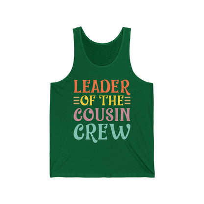 Leader Of The Cousin Crew Toddler Girl Boy Funny Vacation Trip Tank Top For Men Women Tank Top