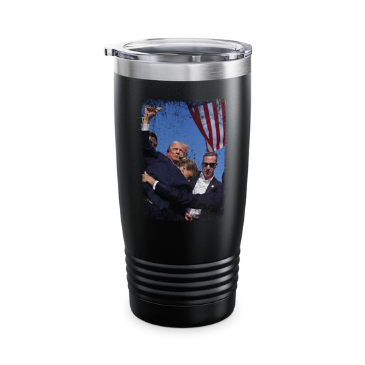 Donald Trump Fight Fist 2024 Election 45 47 Tumbler For Men Women Tumbler