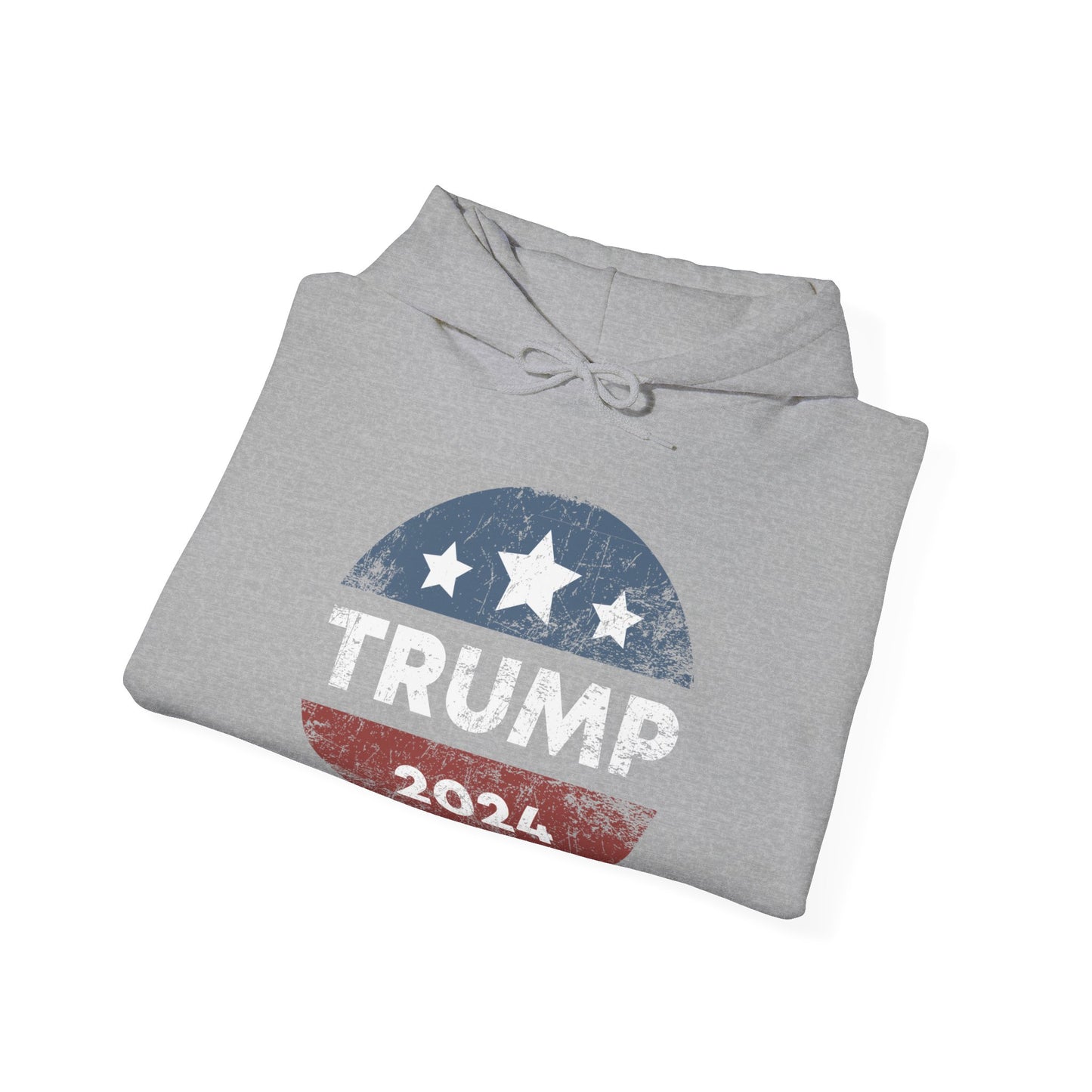 Trump 2024 Retro Campaign Button Re Elect President Trump Hoodie For Men Women Hoodie