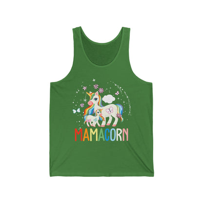 Funny Mamacorn Unicorn Lover Mom Mothers Day Retro Tank Tops