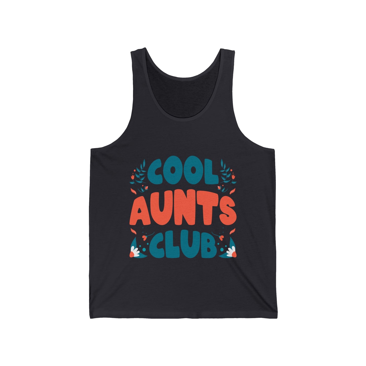 Cool Aunts Club Groovy Retro Smile Aunt Auntie Funny Mother's Day Tank Top