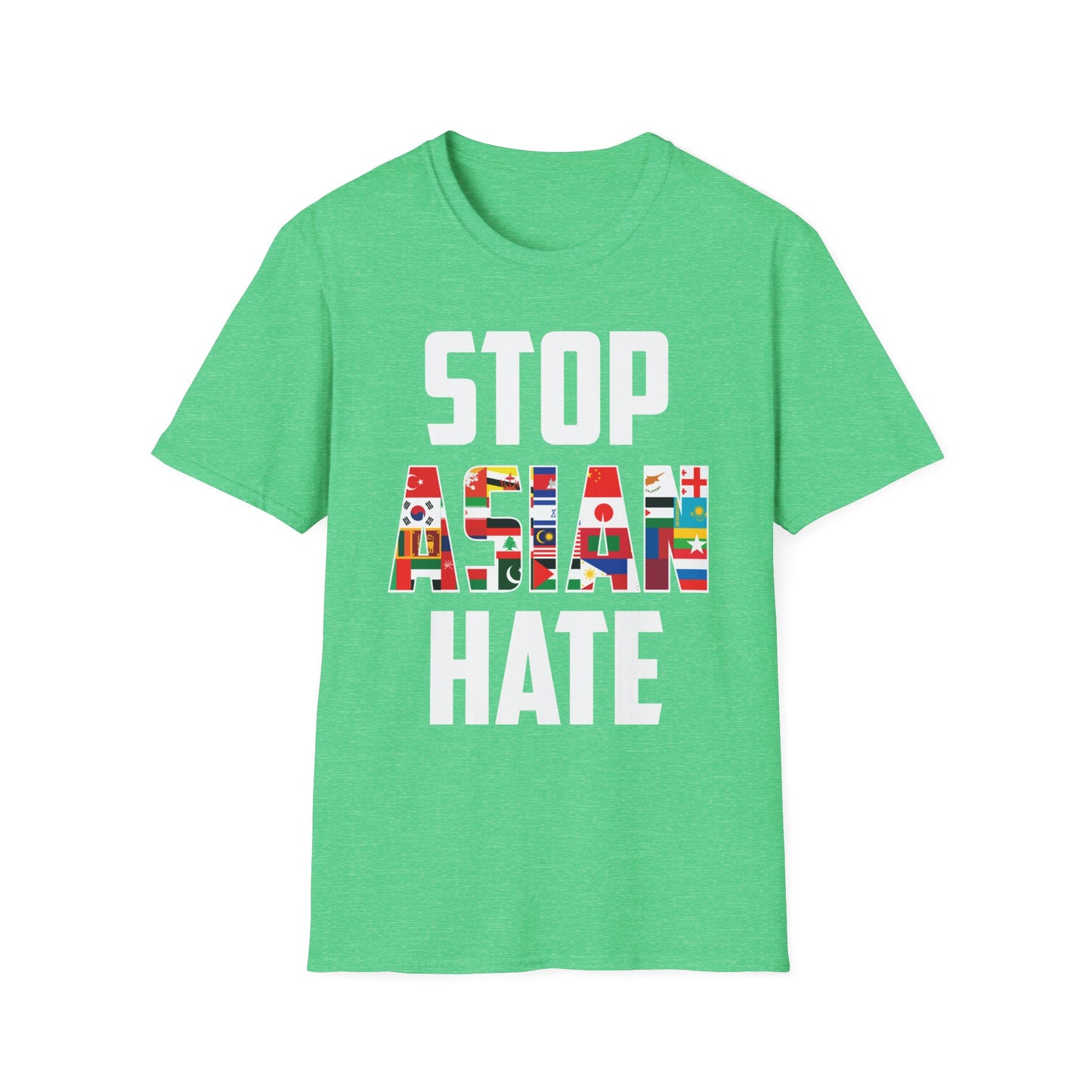 Stop Asian Hate Proud Asian American Justice Anti-Racism Equality T-Shirt