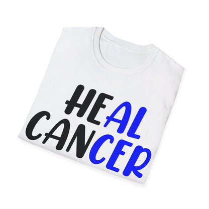 Colon Cancer Faith Bible Verse CRC Awareness Support Heal Family T-Shirt For Men Women