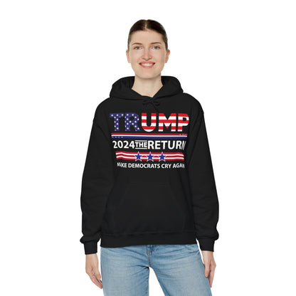 Trump 2024 The Return 45 47 Make Liberals Cry Again Hoodie For Men Women Hoodie