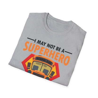 Superhero School Bus Driver Shirt Funny Bus Driver T-Shirt