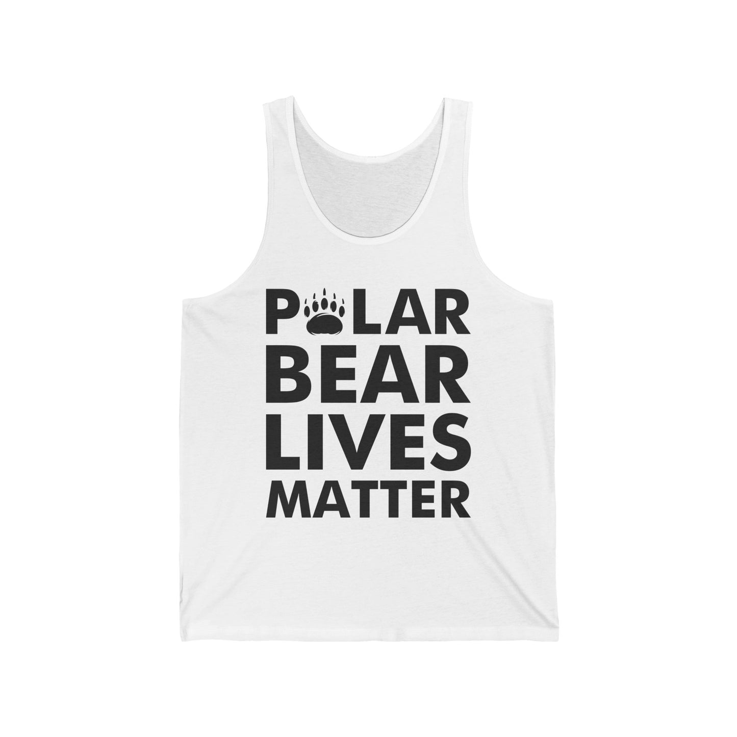 Polar Bear Lives Matter Arctic Save the Bears Animals Endangered Tank Top