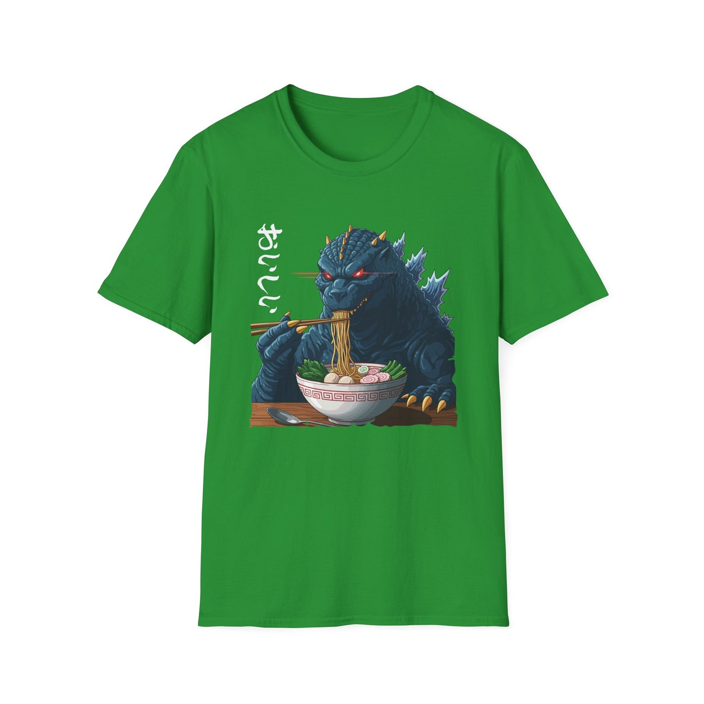 Funny Kaiju Eating Ramen Japanese Monster Lover Birthday T-Shirt