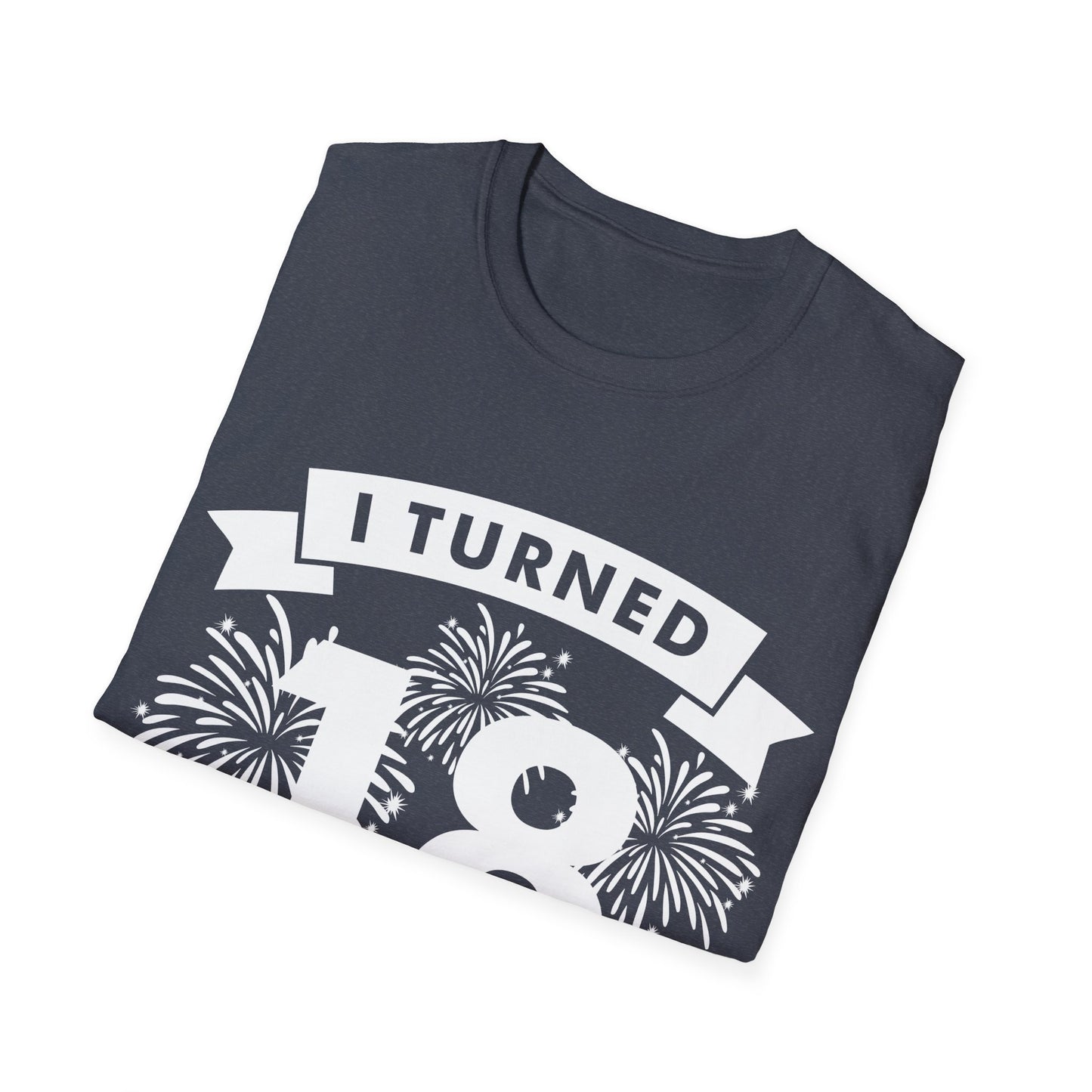 Funny I Turned 18 In 2024 18th Birthday Party Gift T-shirt For Men Women