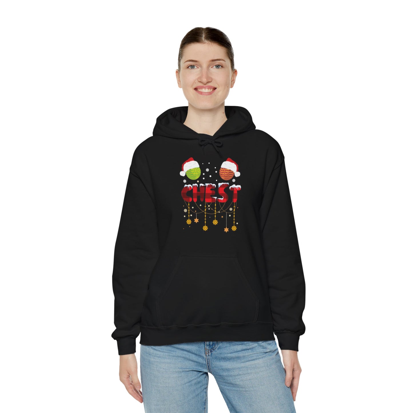 Chest Nuts Matching Chestnuts Funny Christmas Couples Chests Hoodie