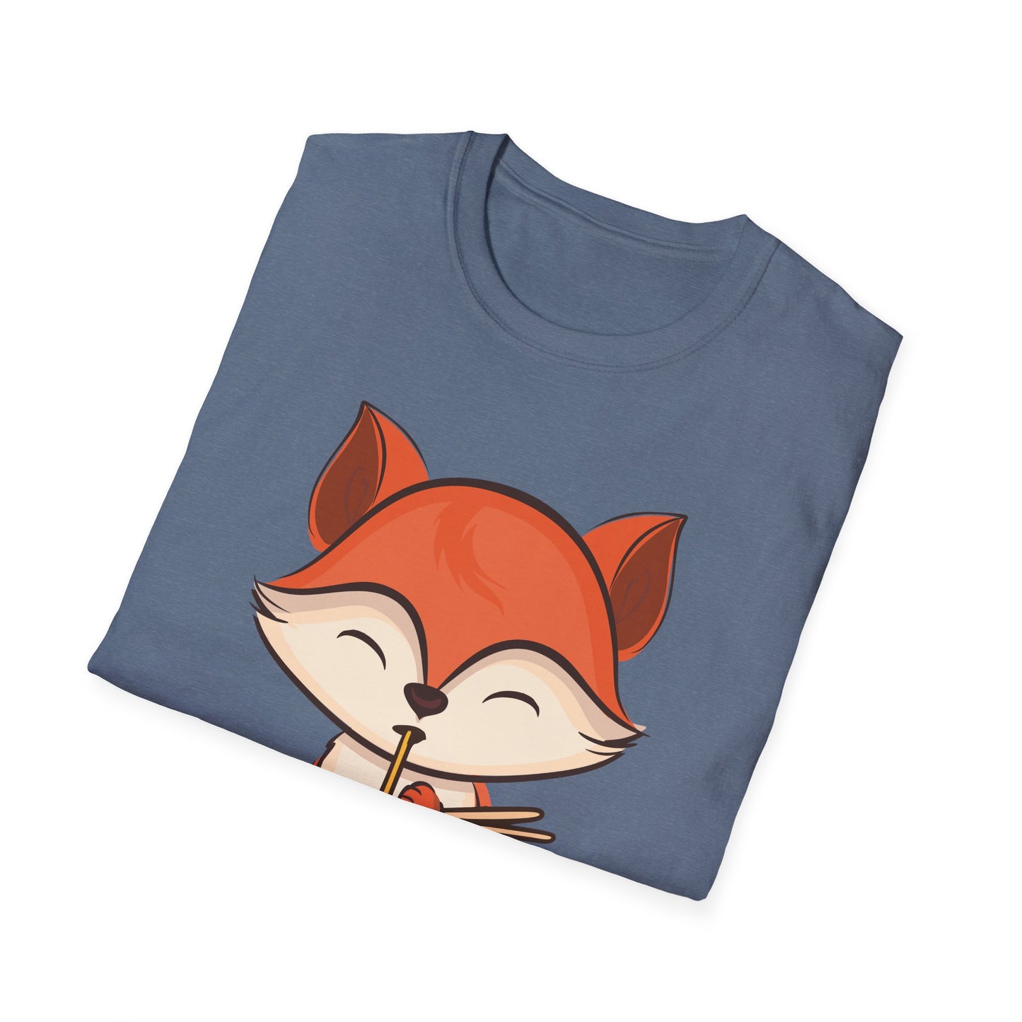 Fox Eating Ramen Kawaii Tee Japanese Cute Lovely Tank Top Men Women