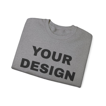 Custom Text Personalized Your Design on Unisex Heavy Blend™ Crewneck Sweatshirt