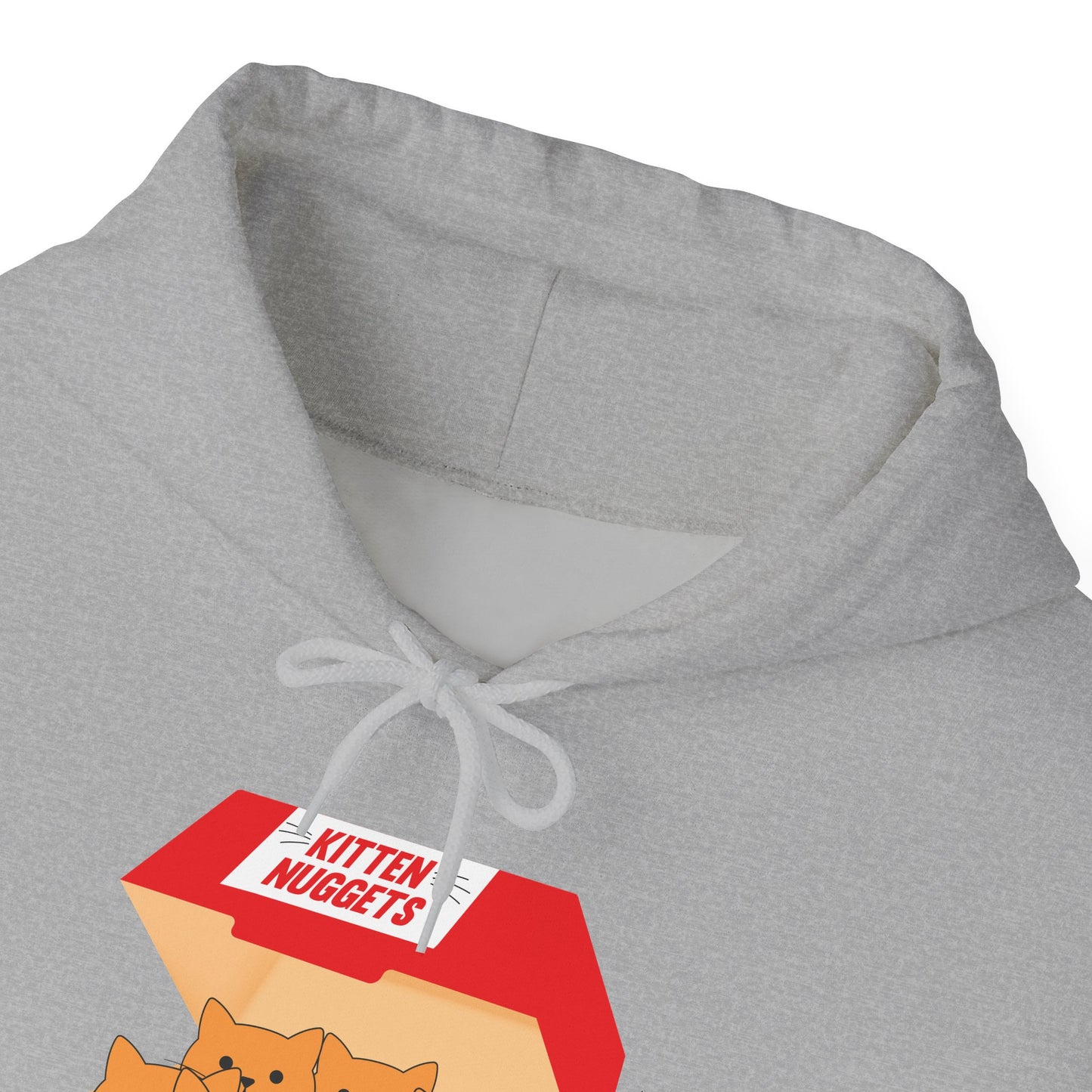 Funny Kitten Nuggets Food Pun Cat Lover Gift Chicken Nuggets Hoodie For Men Women Hoodie