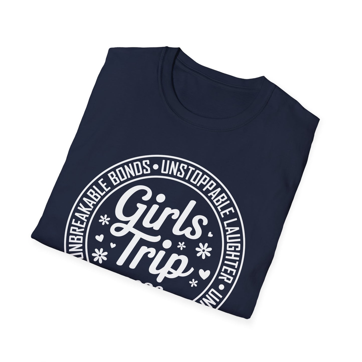 Funny Girls Trip 2026 Friends Weekend Sisters Vacation Matching T-Shirt For Women