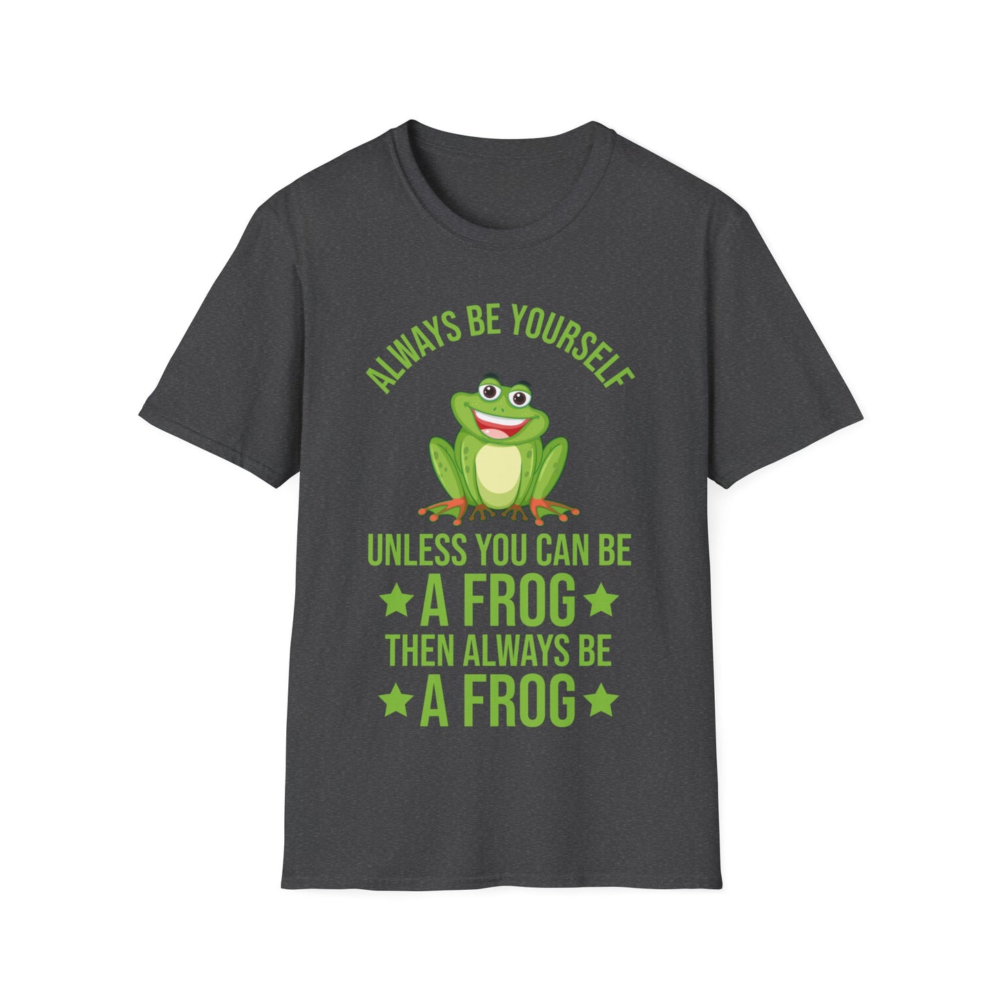 Frog Always Be Yourself Retro Vintage Men Women Amphibian T-Shirt