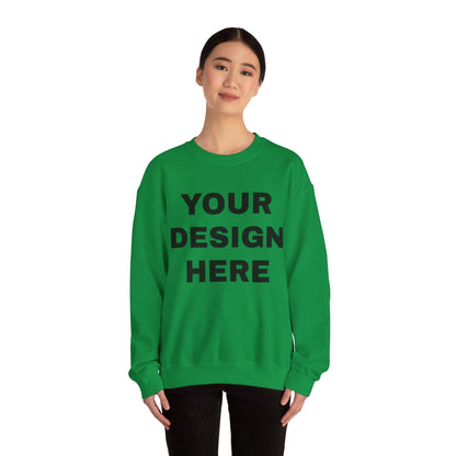 Custom Text Personalized Your Design on Unisex Heavy Blend™ Crewneck Sweatshirt