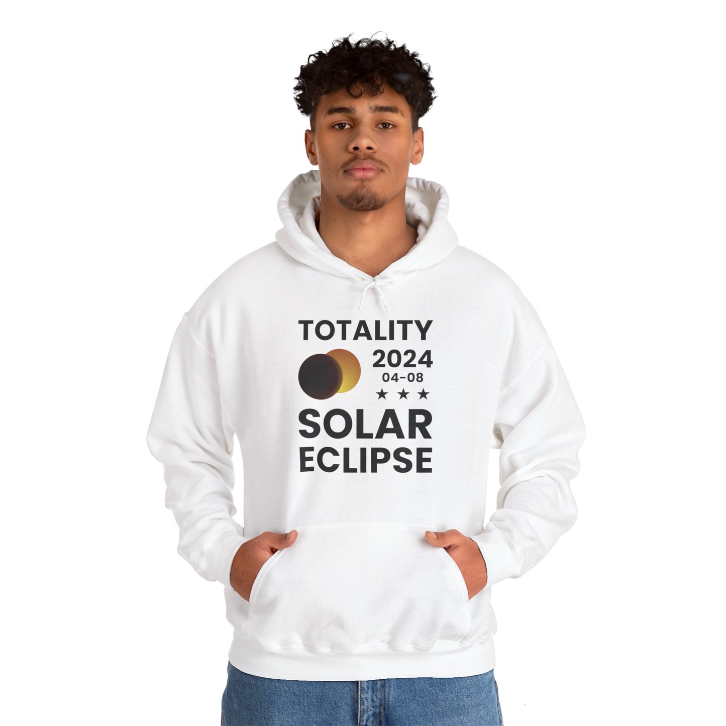 Totality Solar Eclipse 2024 America Retro Total Eclipse Hoodie For Men Women Hoodie