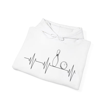 Funny Bowling Gift Cute EKG Bowlers League Hoodie For Men Women Hoodie
