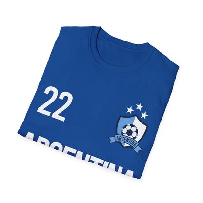 Argentina Soccer Tee Flag Football Champ 2022 Gift 2026 T-Shirt