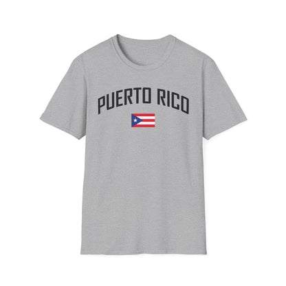 Puerto Rico Flag Retro Text T-Shirt