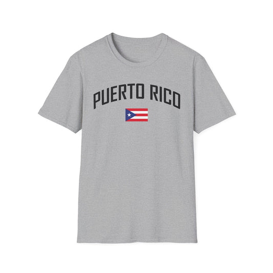 Puerto Rico Flag Retro Text T-Shirt