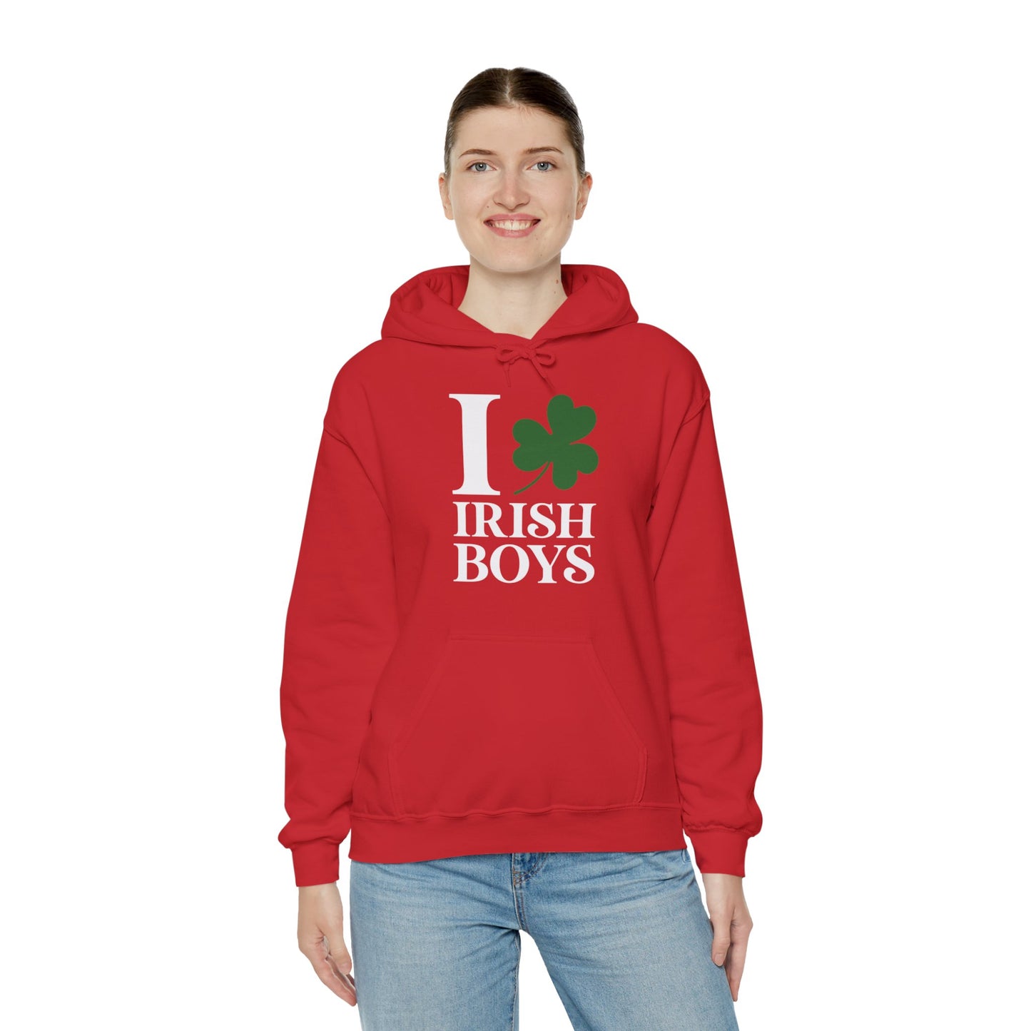 Funny I Love Irish Boys Shamrock St Patricks Day Hoodie For Men Women Hoodie