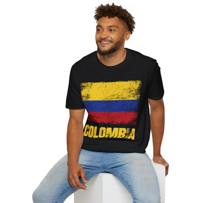 Colombia Columbian Flag Outfit T-Shirt For Men Women T-Shirt