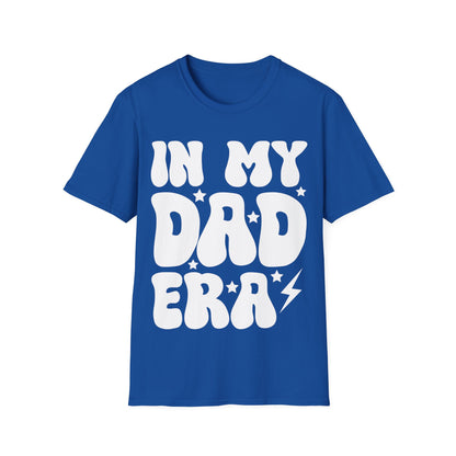 Funny Groovy In My Dad Era Funny Dad Father Daddy Era T-Shirt For Men T-Shirt