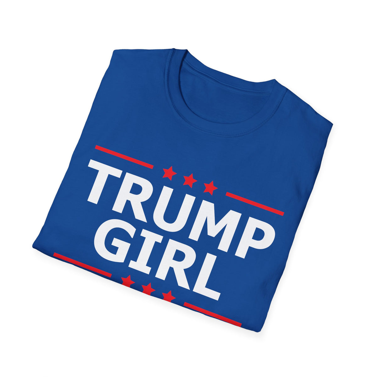 Cute Trump Girl Republican US Flag 2024 Vintage Vote T-Shirt