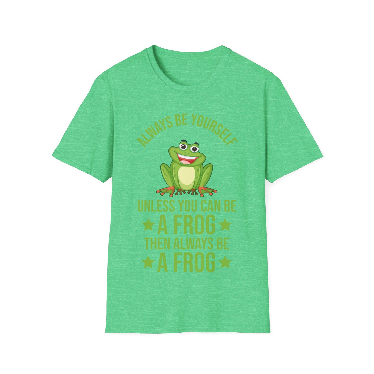 Frog Always Be Yourself Retro Vintage Men Women Amphibian T-Shirt