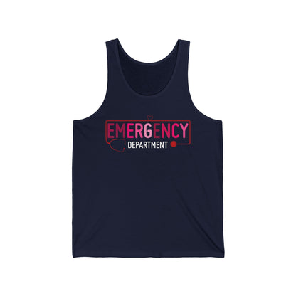 Emergency Department Emergency Room Healthcare Nursing Nurse Tank Top For Men Women Tank Top