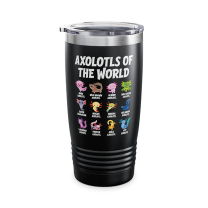 Funny Axolotls Of The World Cute Kawaii Axolotl Tumbler For Men Women Tumbler