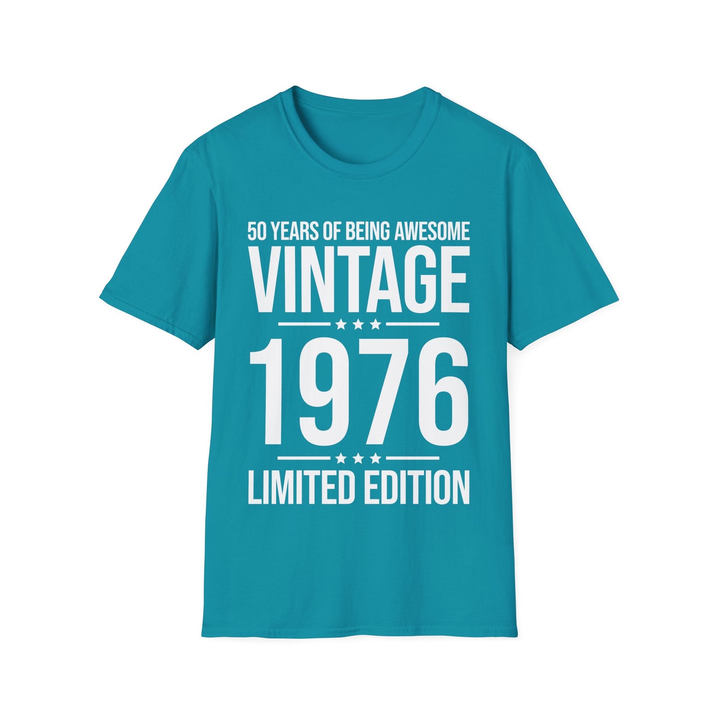 50 Year Old Gifts Vintage 1976 50 Years Awesome 50th Birthday T-Shirt