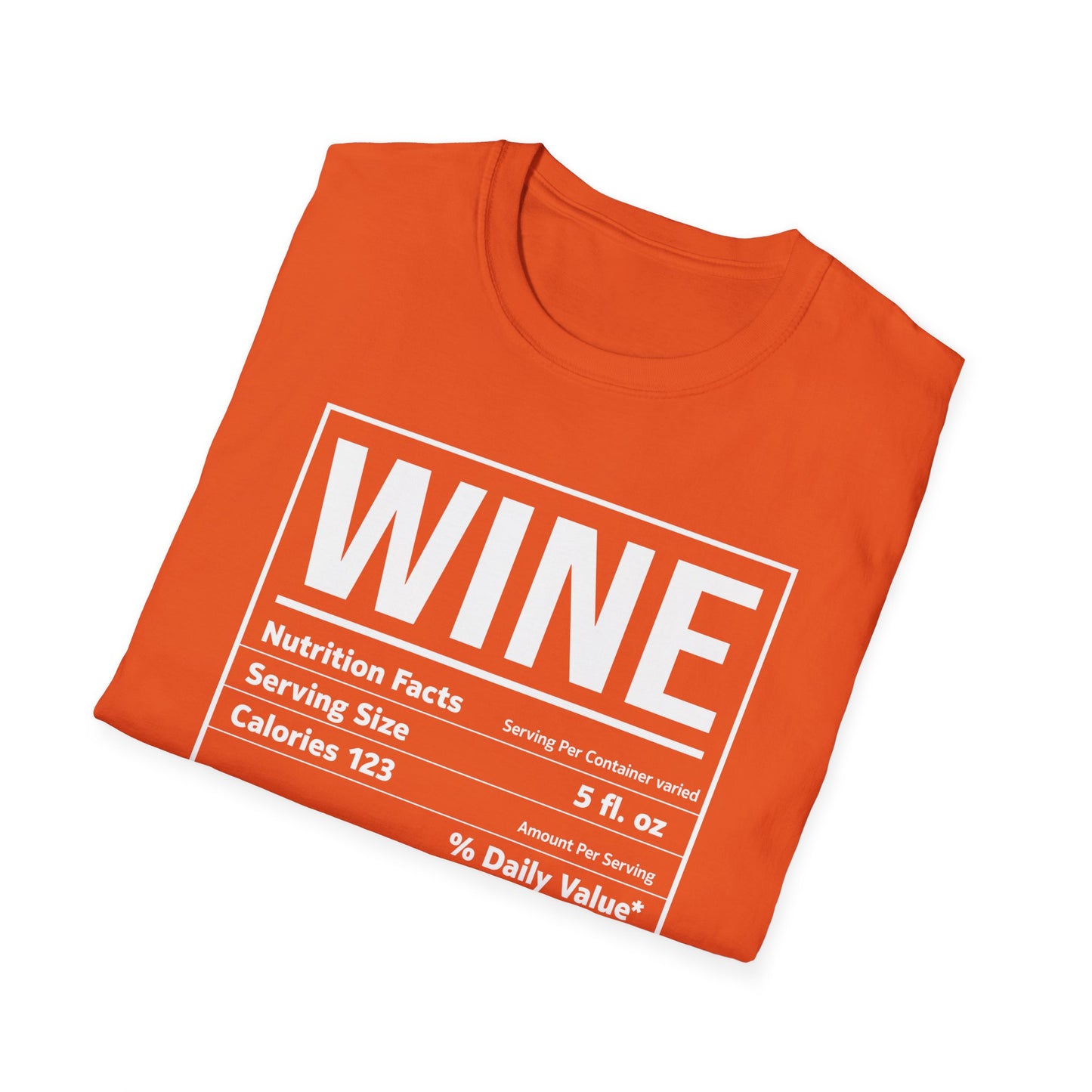 Wine Nutrition Facts Funny Family Matching Thanksgiving Christmas Drinking T-Shirt For Men Women