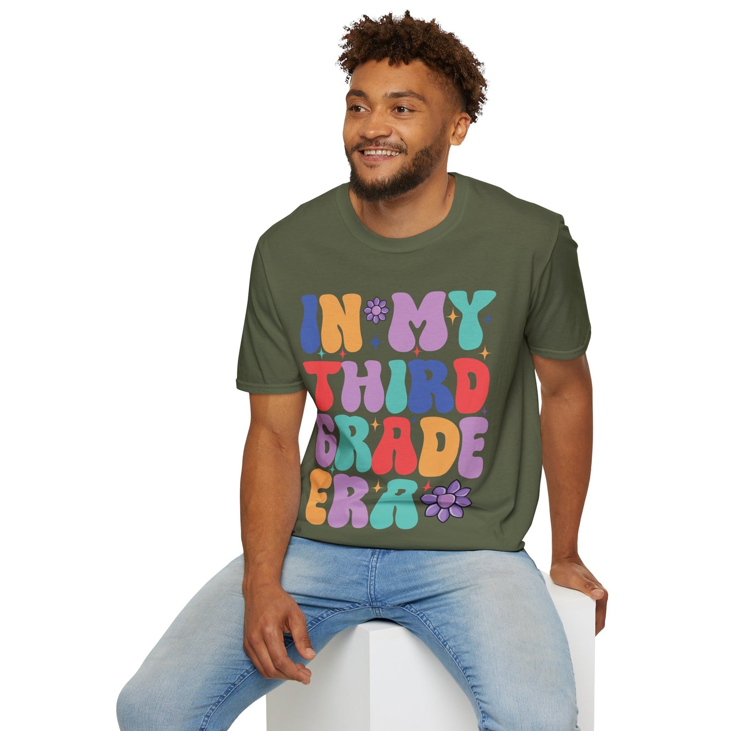 Funny In My 3rd Grade Era Back to School In My Third Grade Era T-Shirt For Men Women T-Shirt