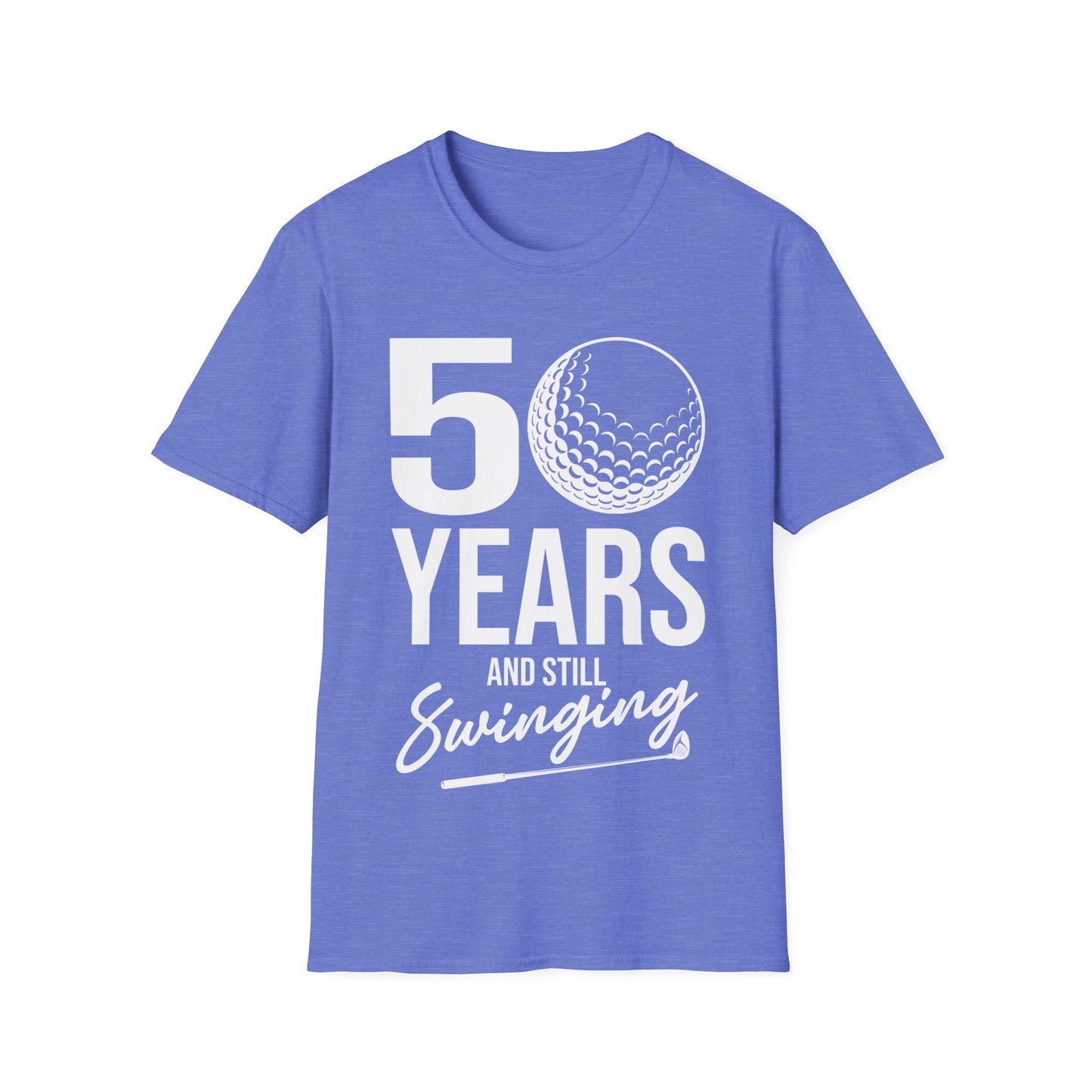 50 Years and Still Swinging 50th Birthday Funny Golf Club T-Shirt for Men Women